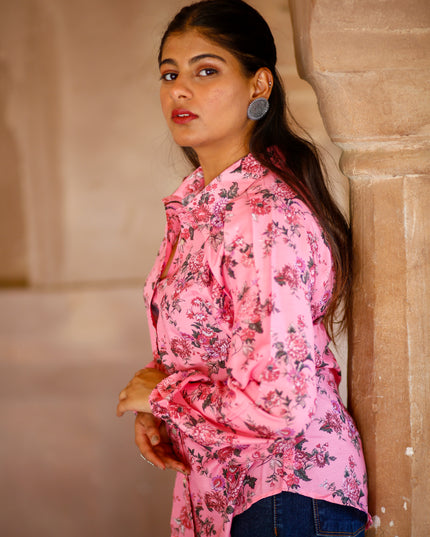 floral print shirt womens