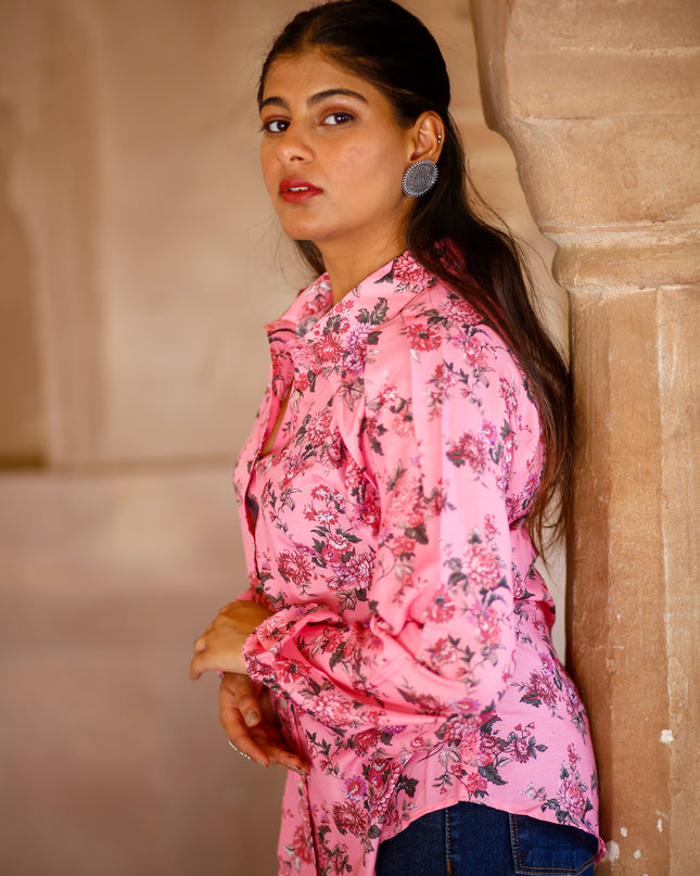 floral print shirt womens