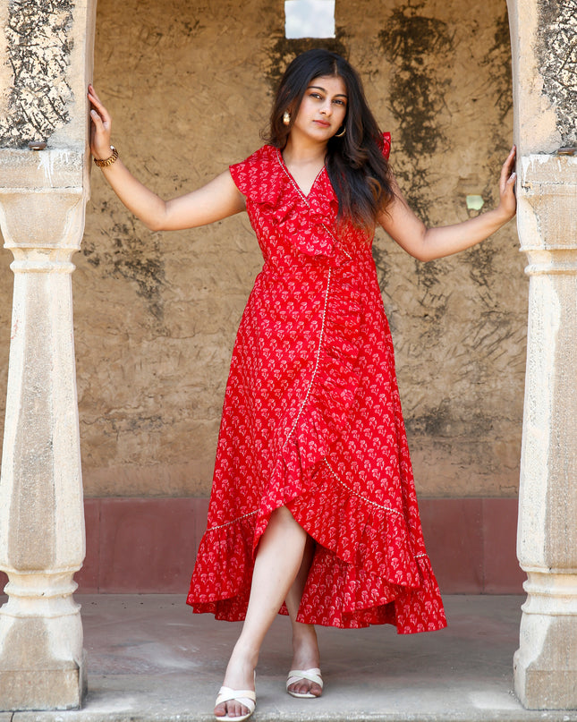 red dresses for women