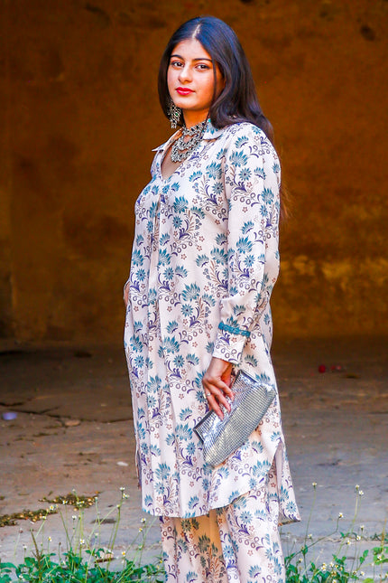 cotton kurta pant set
