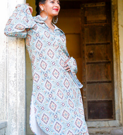 cotton kurta pant set for women