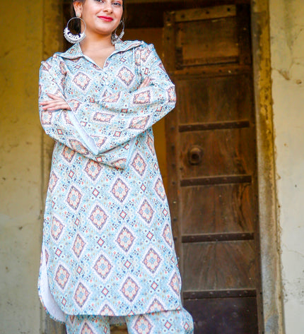 ladies kurta pant set