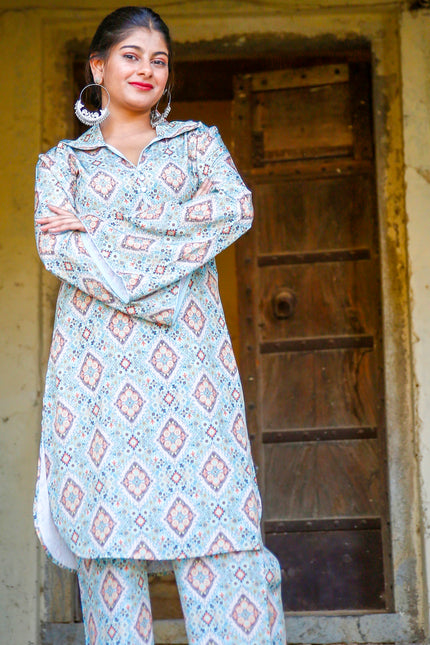 ladies kurta pant set