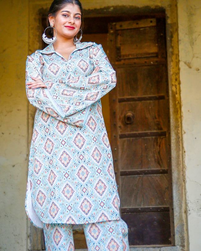 ladies kurta pant set
