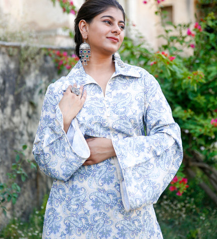 straight pant kurta set