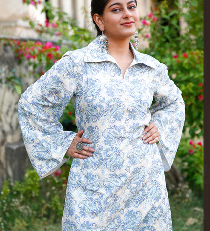 cotton kurta pant set for women